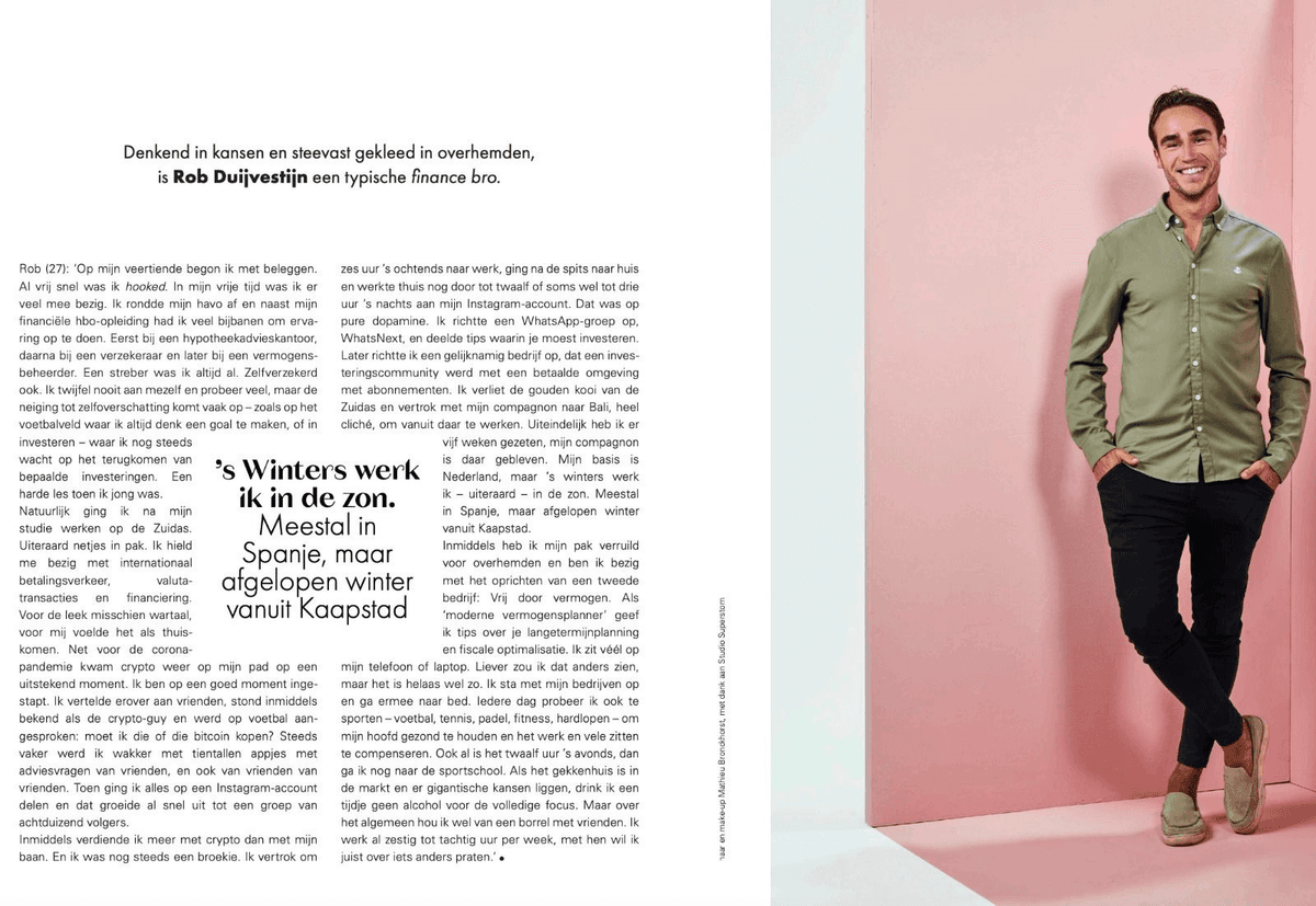 &C Magazine artikel over WhatsNext